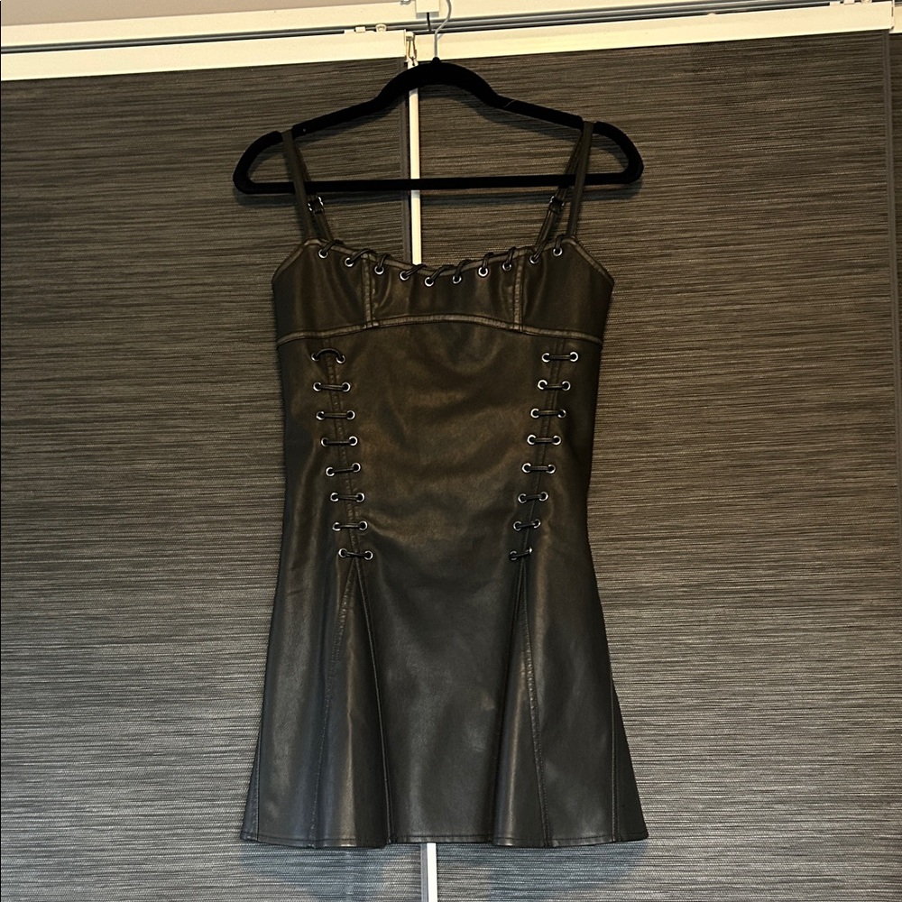 Black Corset-Style Dress